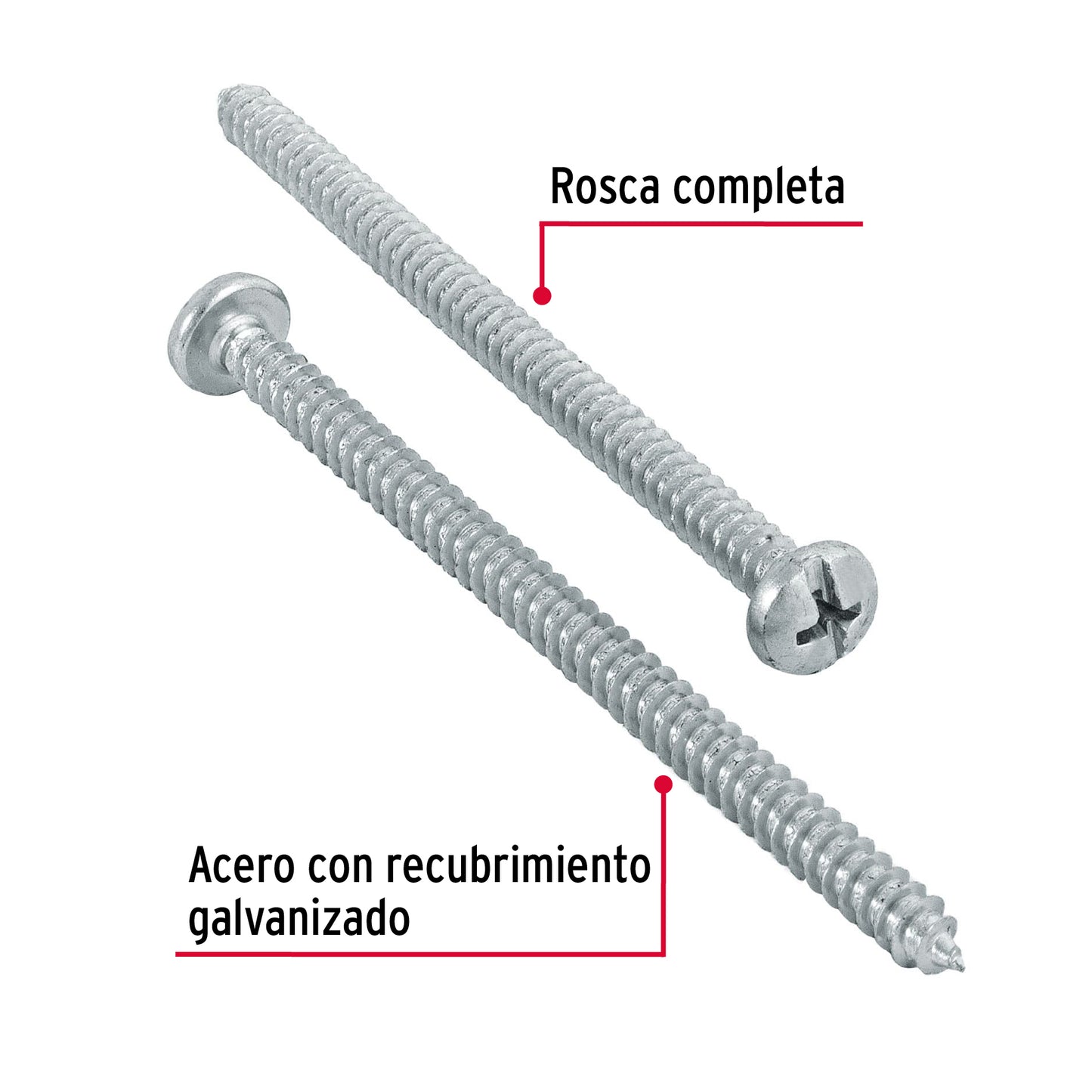 Tornillo gypsum para lamina 10 x 3 pulg