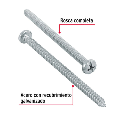 Tornillo gypsum para lamina 10 x 3 pulg
