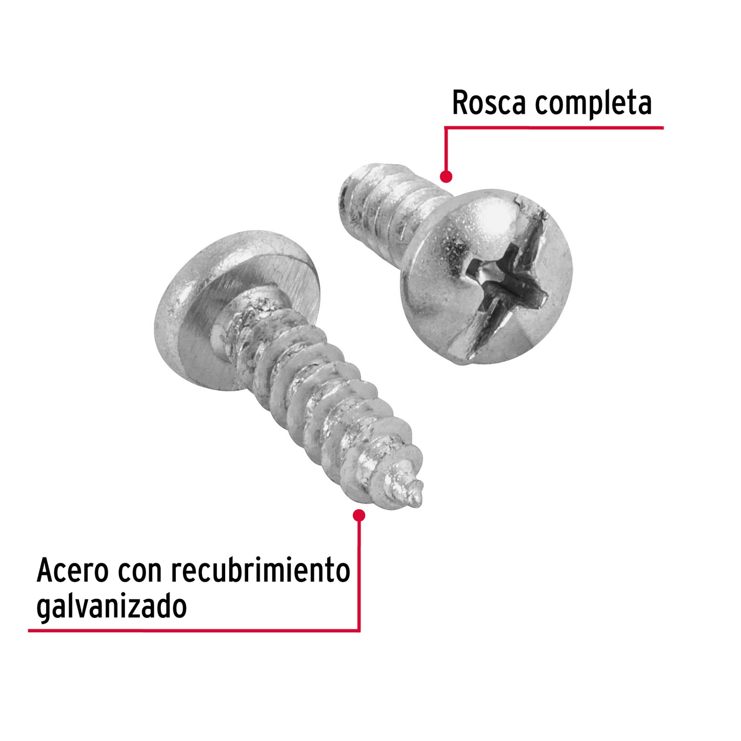 Tornillo gypsum para lamina 10 x 5/8 pulg