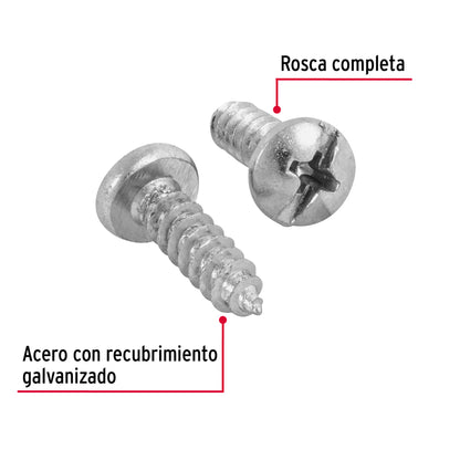 Tornillo gypsum para lamina 10 x 5/8 pulg