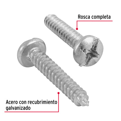 Tornillo gypsum para lamina 12 x 1-1/4 pulg