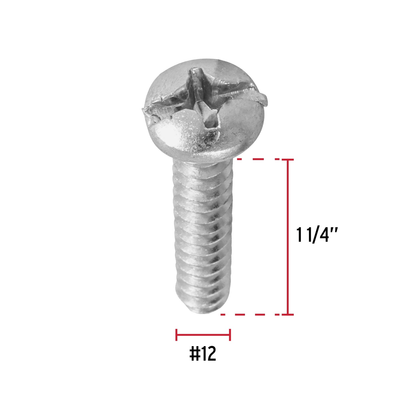 Tornillo gypsum para lamina 12 x 1-1/4 pulg