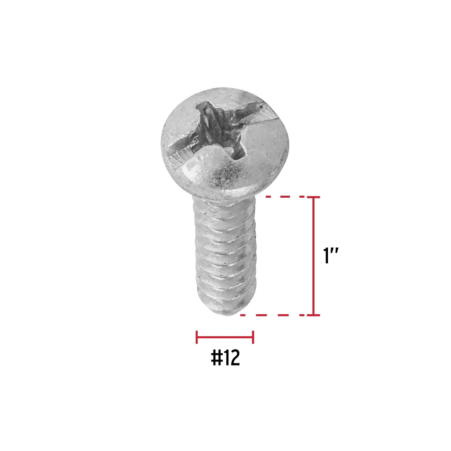 Tornillo gypsum para lamina 12 x 1 pulg