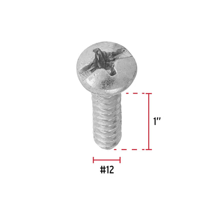 Tornillo gypsum para lamina 12 x 1 pulg
