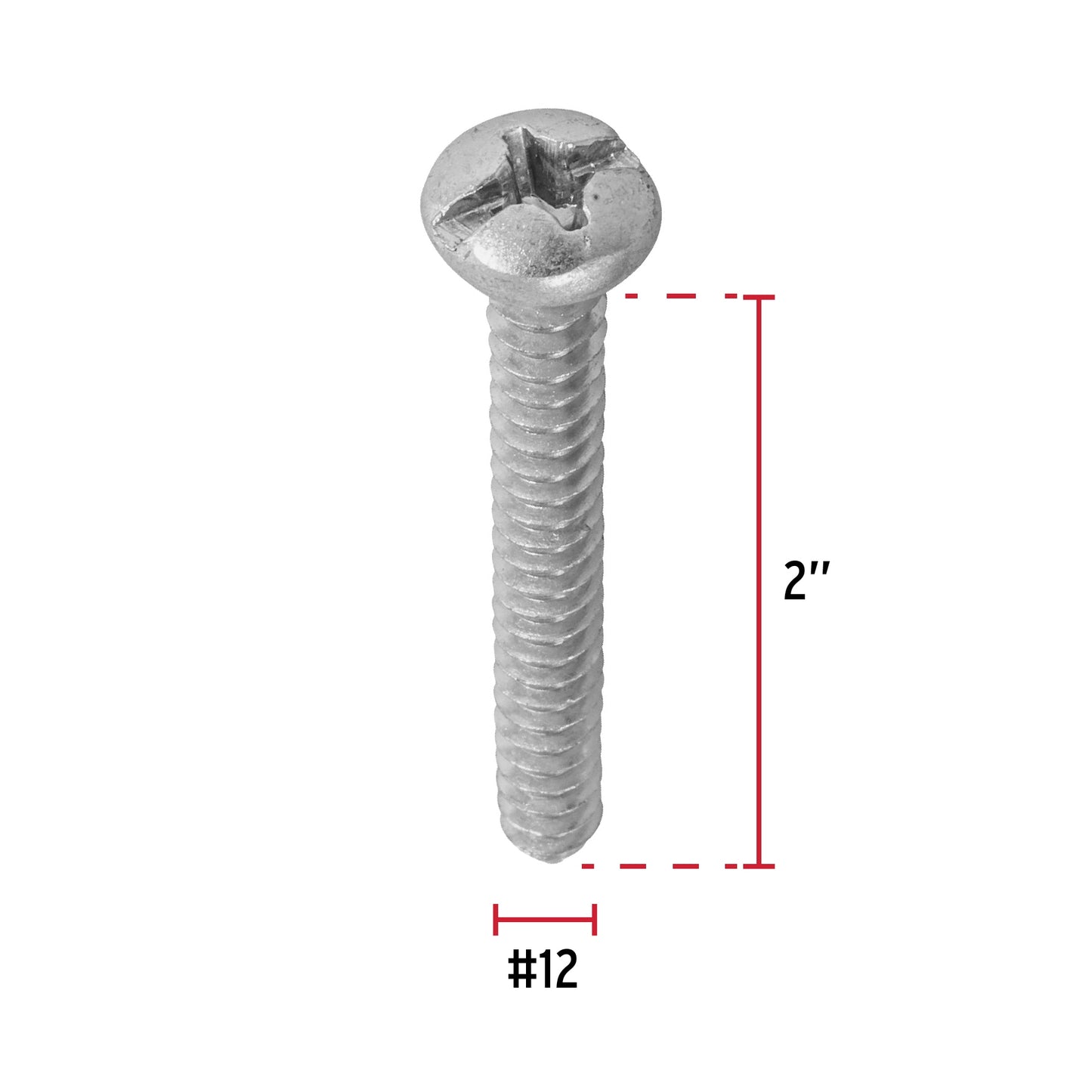 Tornillo gypsum para lamina 12 x 2 pulg