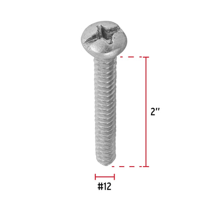 Tornillo gypsum para lamina 12 x 2 pulg