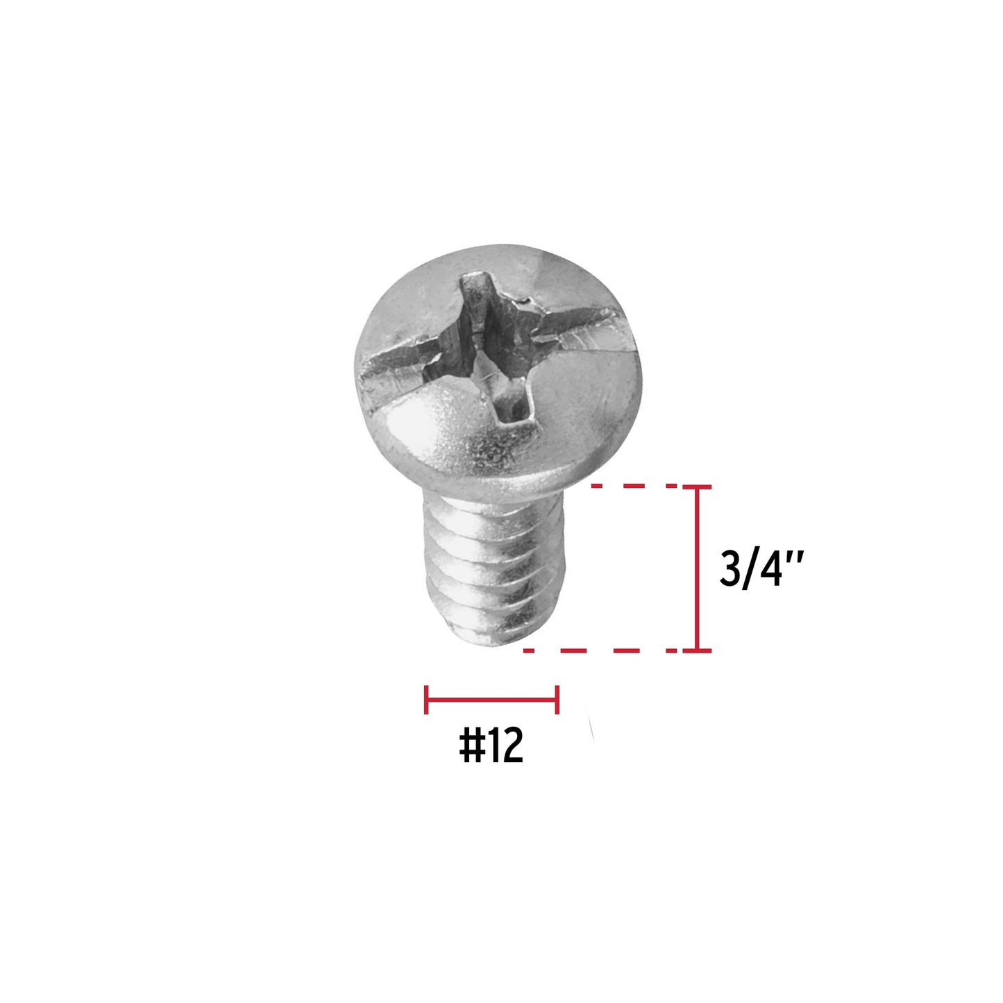 Tornillo gypsum para lamina 12 x 3/4 pulg