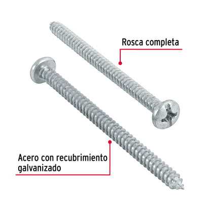 Tornillo gypsum para lamina 12 x 3 pulg