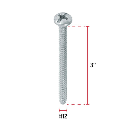 Tornillo gypsum para lamina 12 x 3 pulg