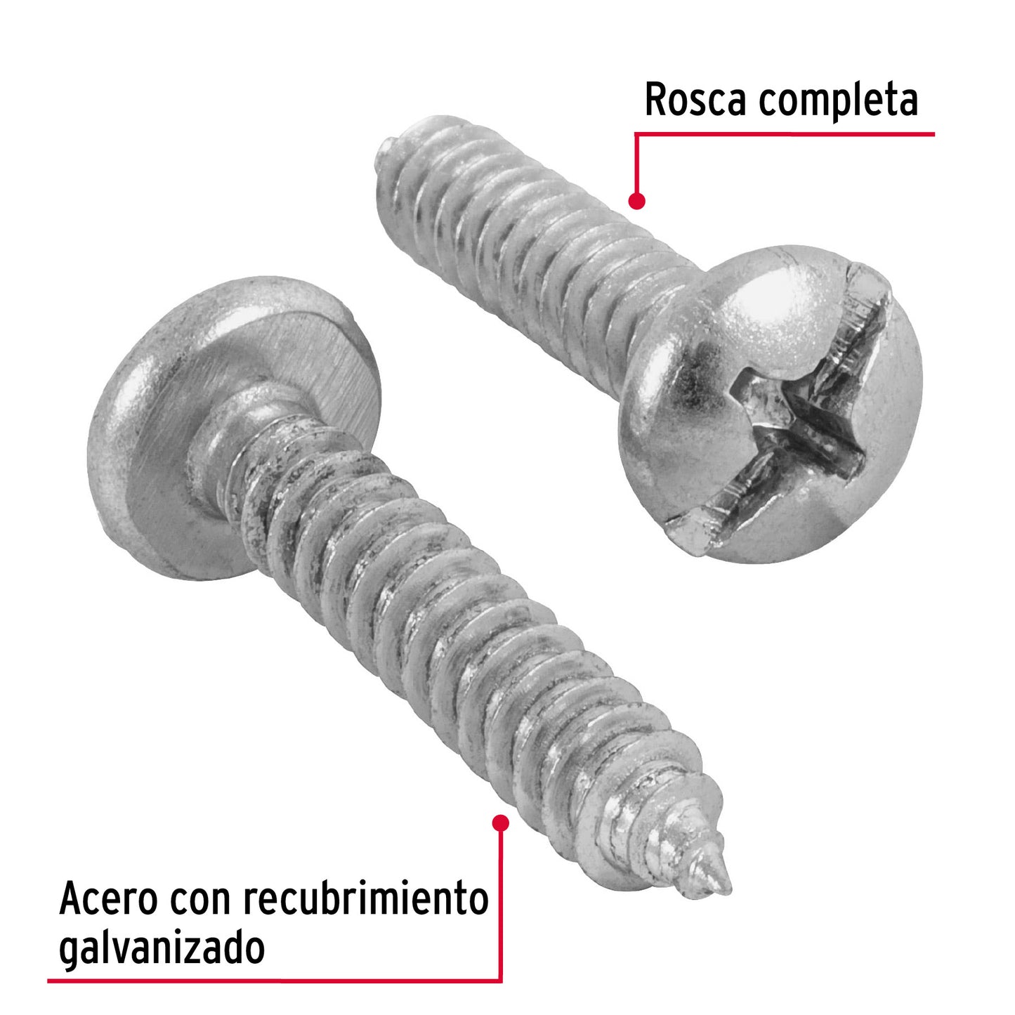 Tornillo gypsum para lamina 14 x 1-1/4 pulg