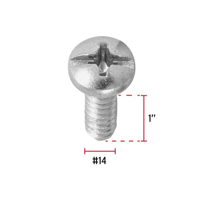 Tornillo gypsum para lamina 14 x 1 pulg