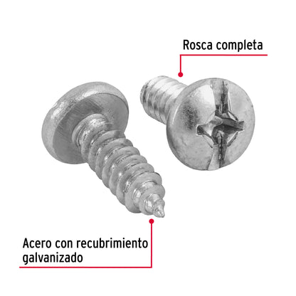 Tornillo gypsum para lamina 14 x 3/4 pulg
