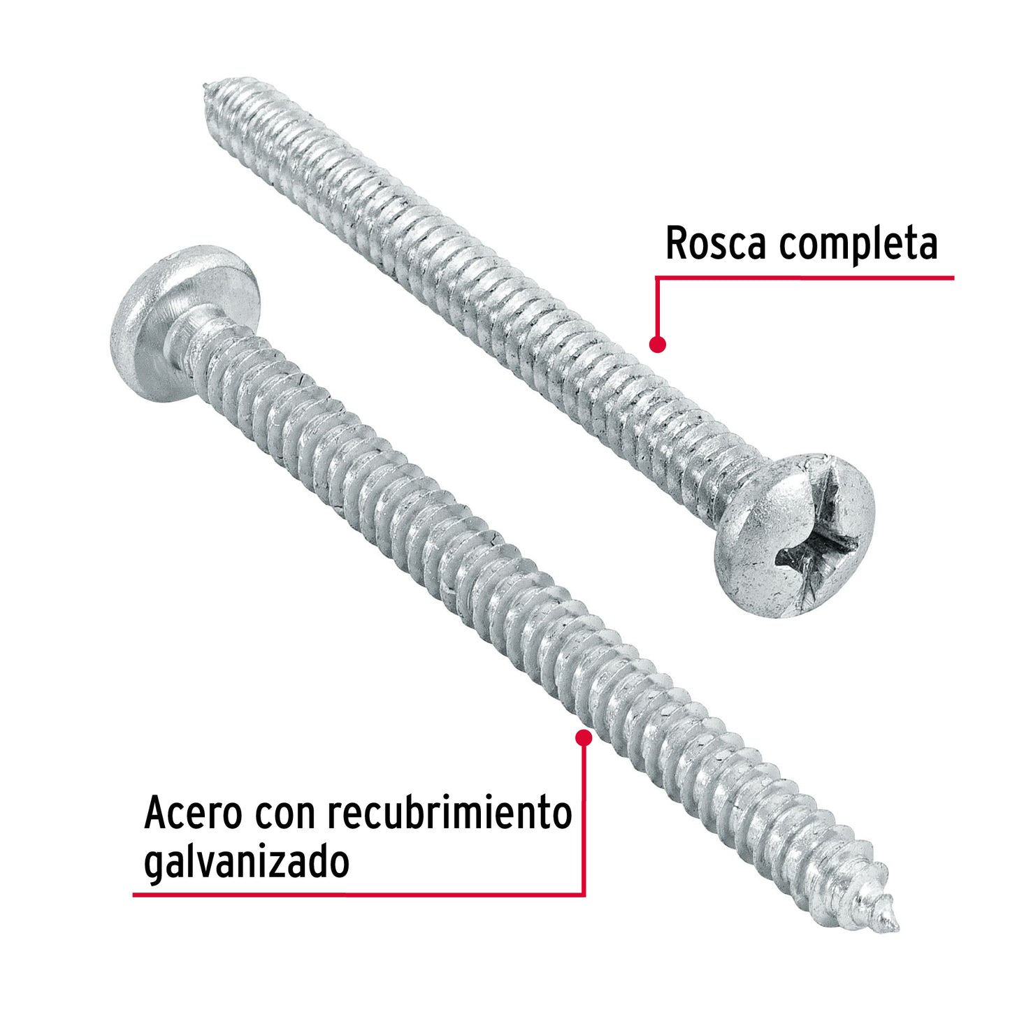 Tornillo gypsum para lamina 14 x 3 pulg