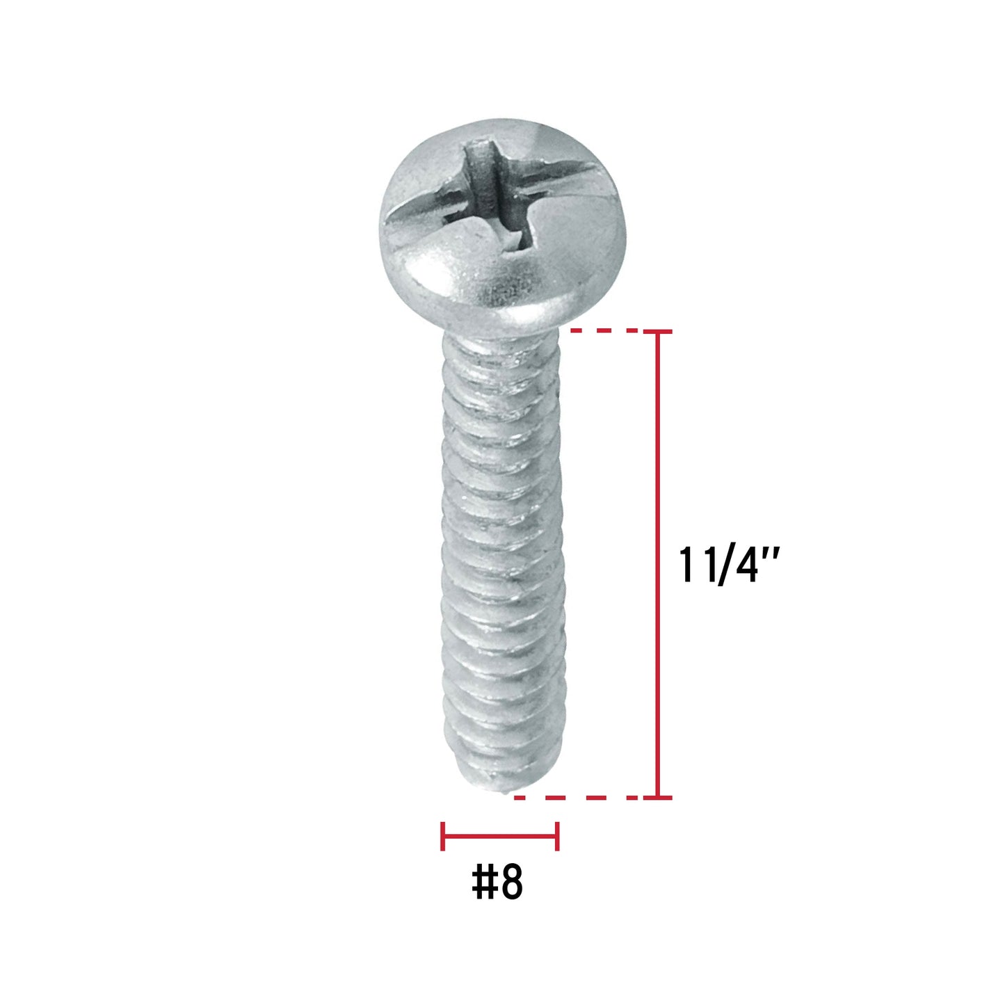 Tornillo gypsum para lamina 8 x 1-1/4 pulg