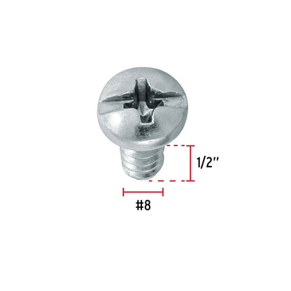 Tornillo gypsum para lamina 8 x 1/2 pulg