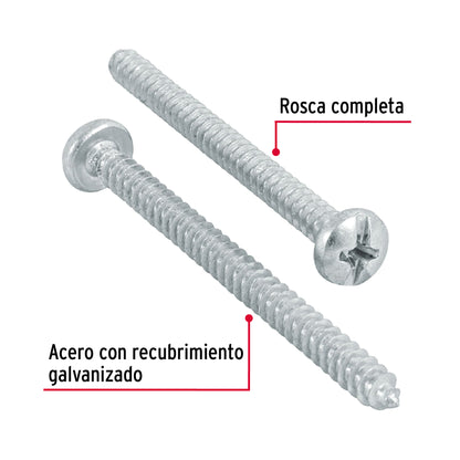 Tornillo gypsum para lamina 8 x 2 pulg