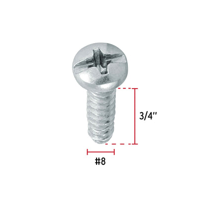 Tornillo gypsum para lamina 8 x 3/4 pulg