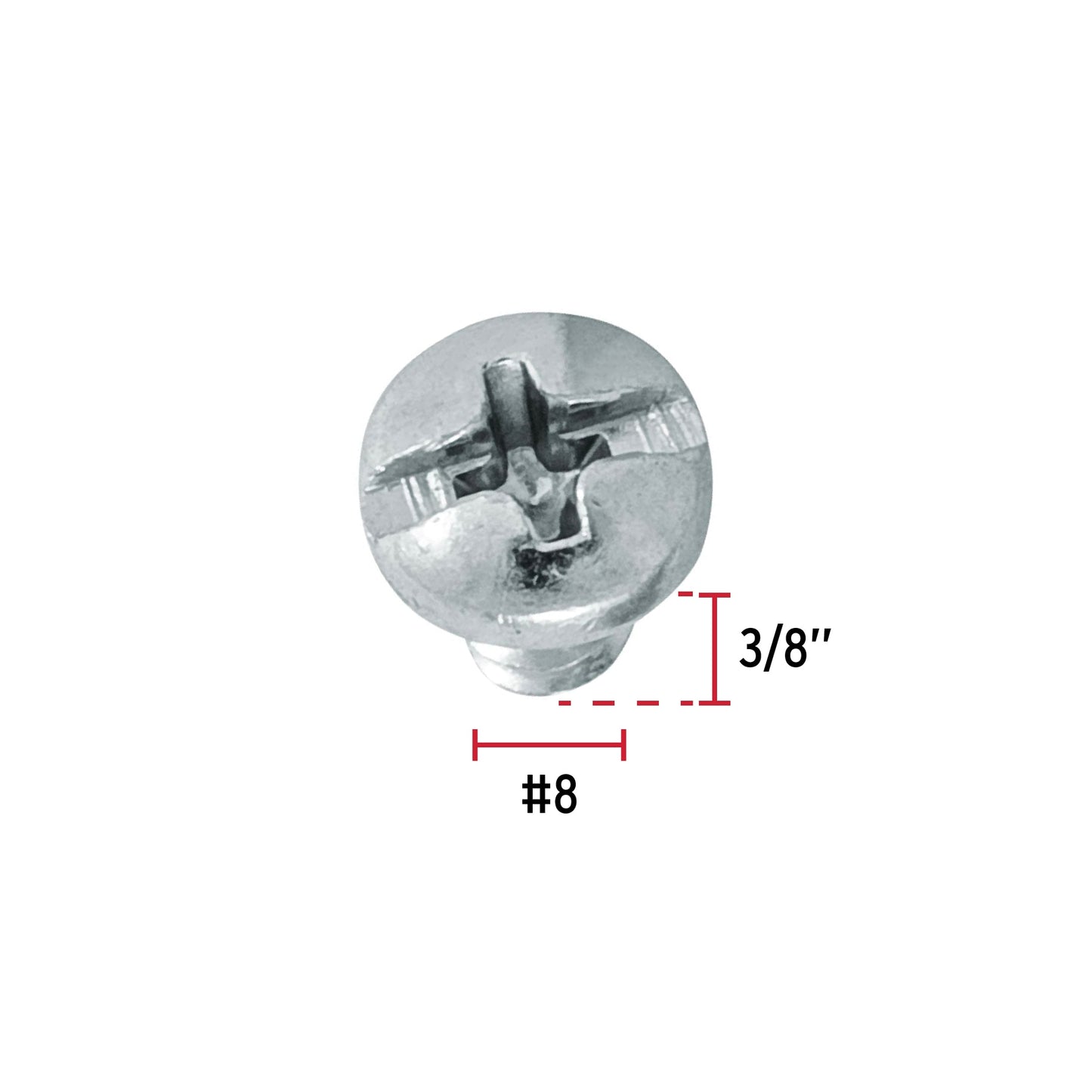 Tornillo gypsum para lamina 8 x 3/8 pulg