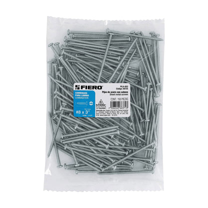 Tornillo gypsum para lamina 8 x 3 pulg