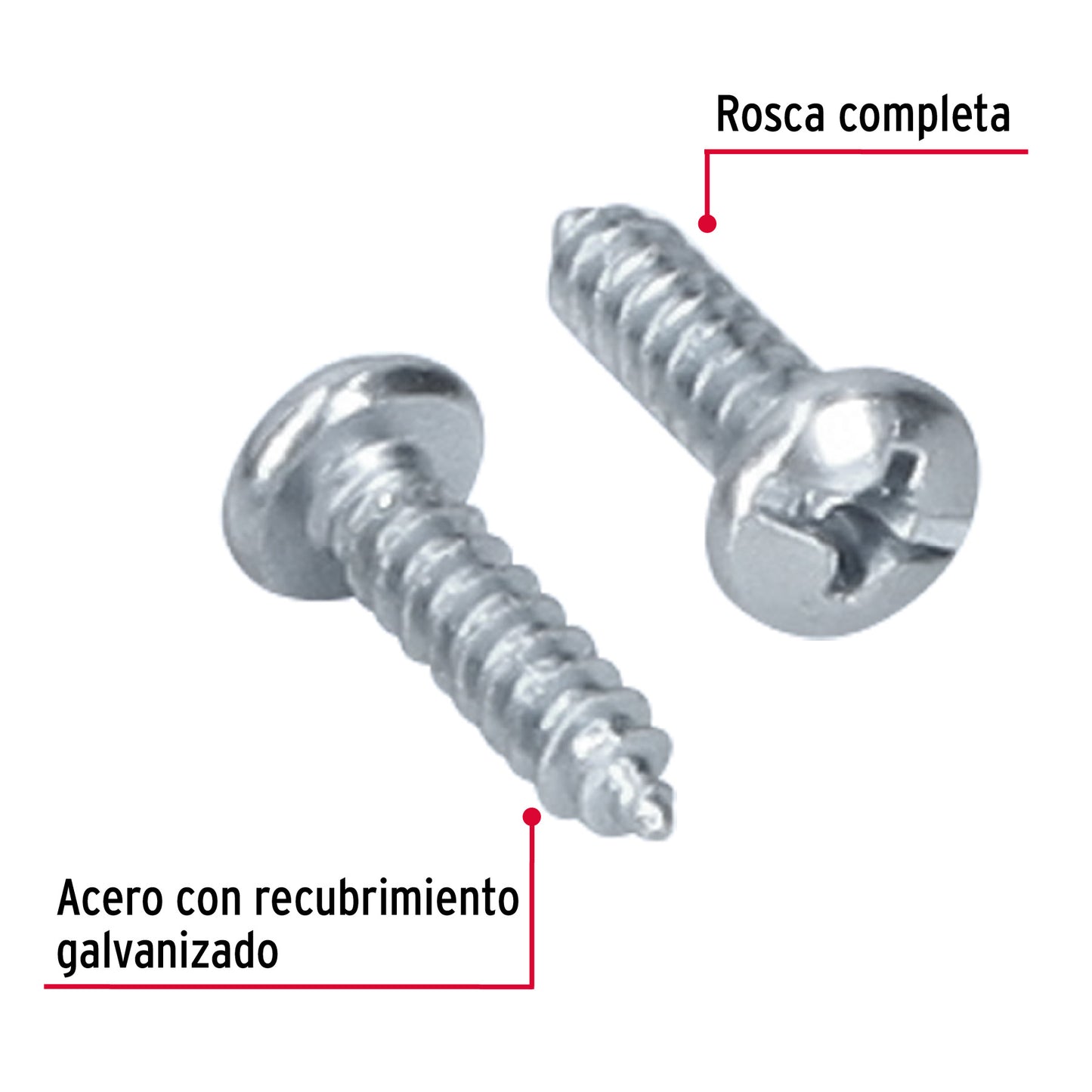 Tornillo gypsum para lamina 8 x 5/8 pulg