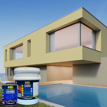 Pintura látex Pluss mate acrílica lavable para interior y exterior