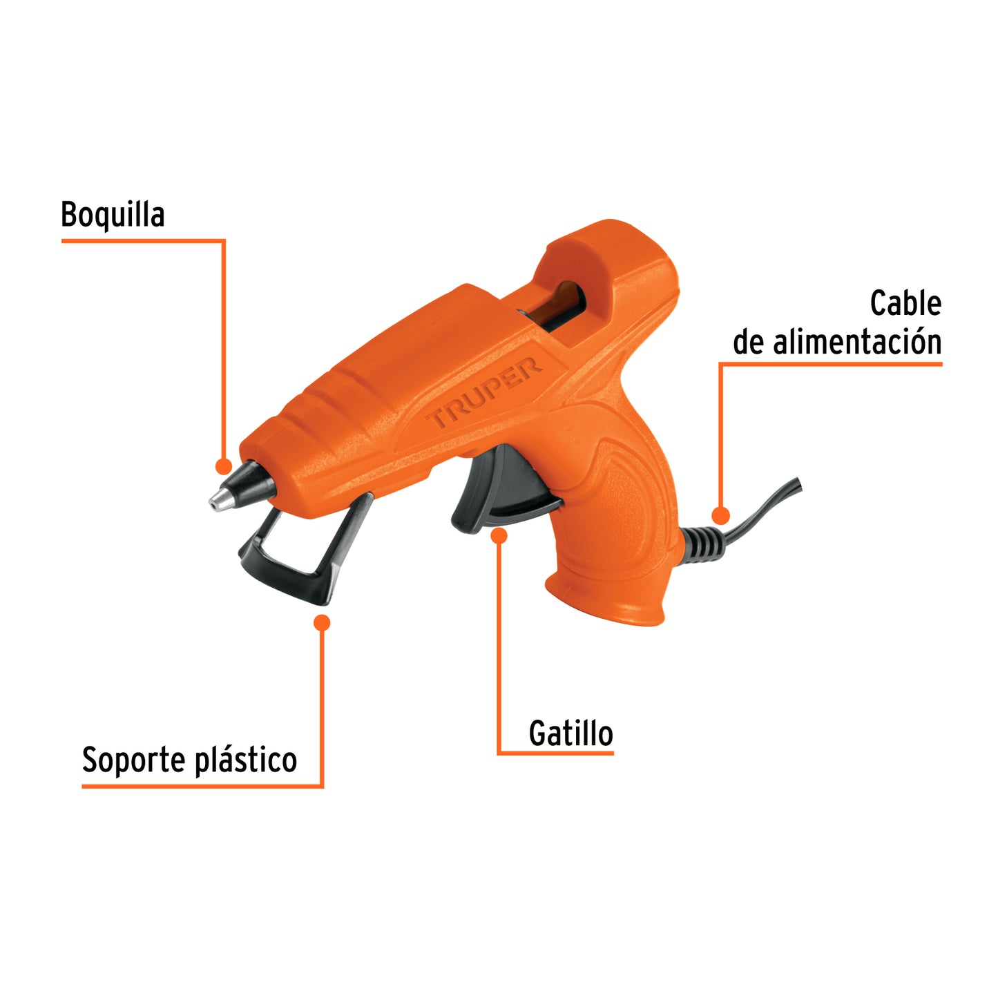 Pistola eléctrica de 20W para silicón