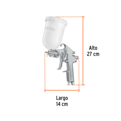 Pistola pintar LVMP 2 mm 400 ml
