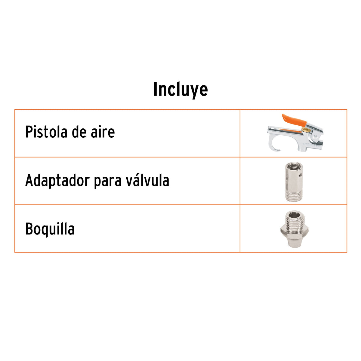 Pistola metálica para sopletear 1/4 pulg