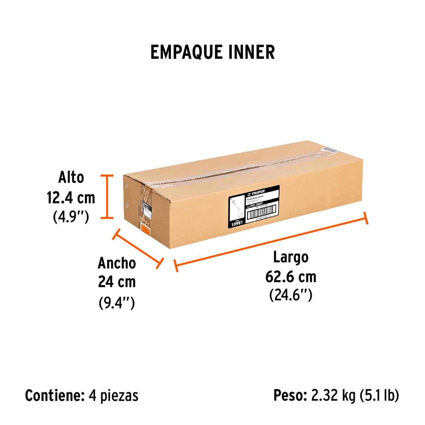 Pistola para LAVA-2000T PIST-2000T - TRUPER - SKU 10991