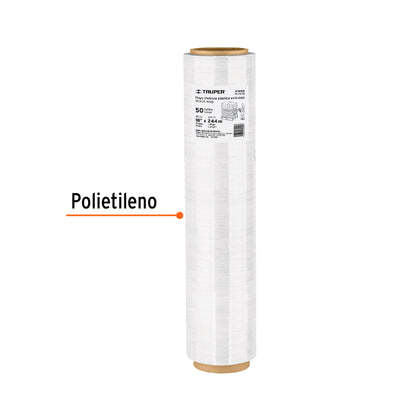 Rollo de 244m película plástica transparente playo 18" cal50 · vista 2