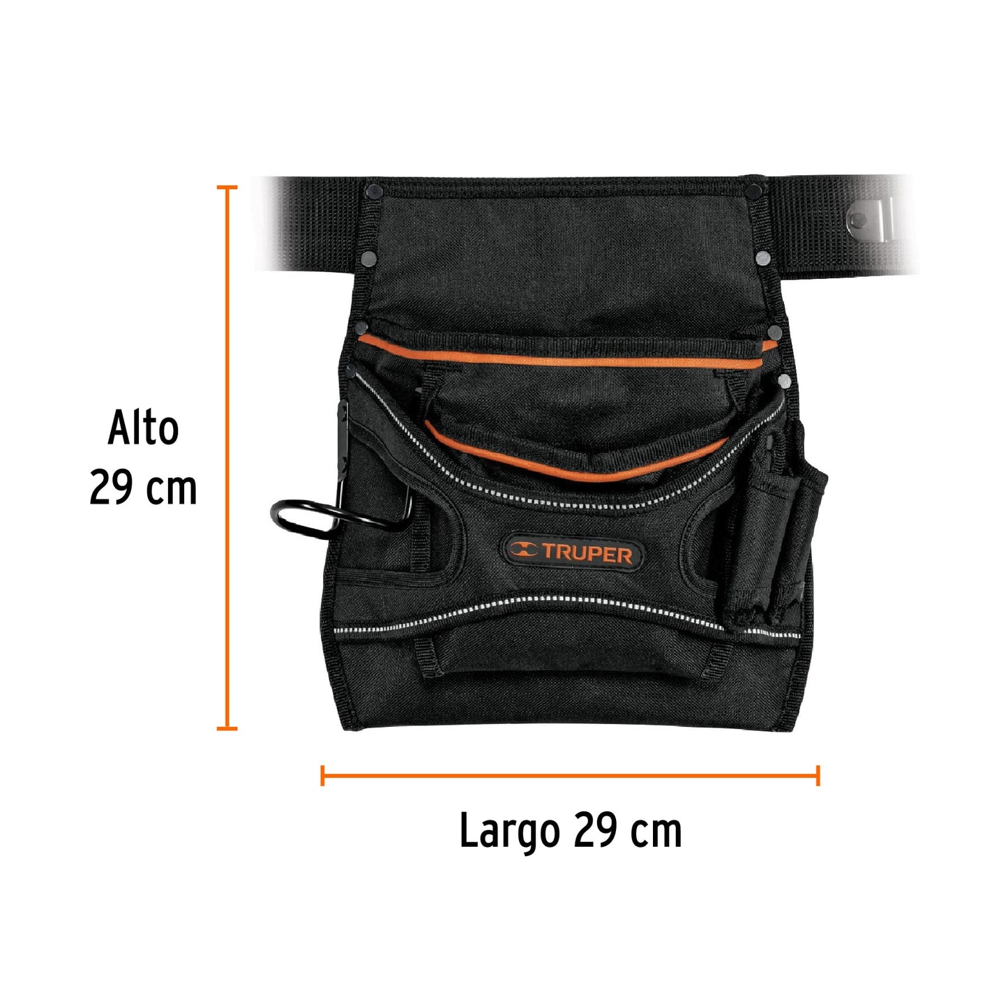 Porta herramientas de poliéster 13 compartimentos