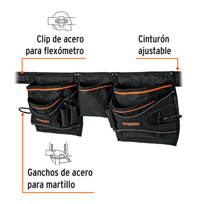 Porta herramientas de poliéster 20 compartimentos