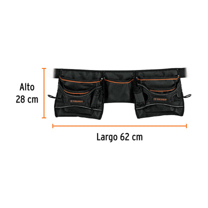 Porta herramientas de poliéster 20 compartimentos