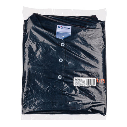 Playera polo para mujer color azul en talla G con tejido piqué