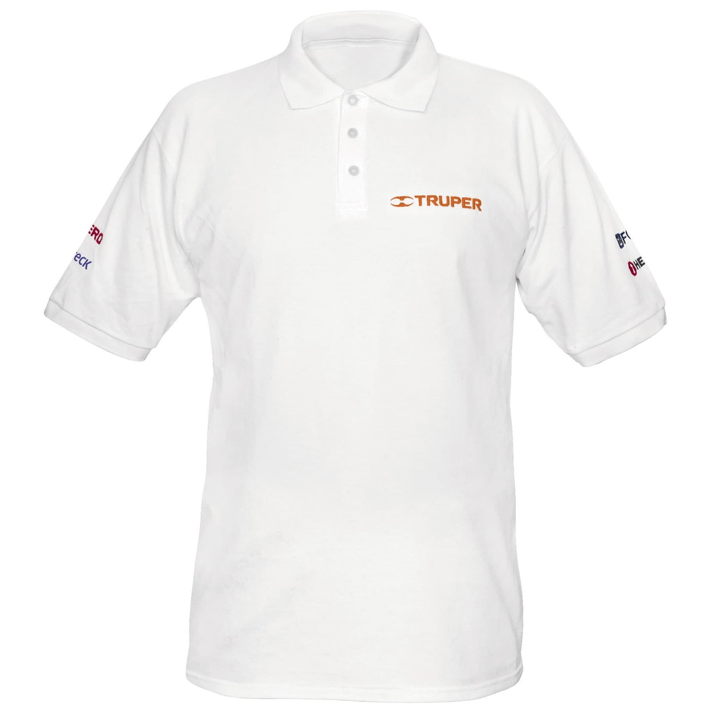 Playera polo para hombre color blanco en talla G con tejido piqué