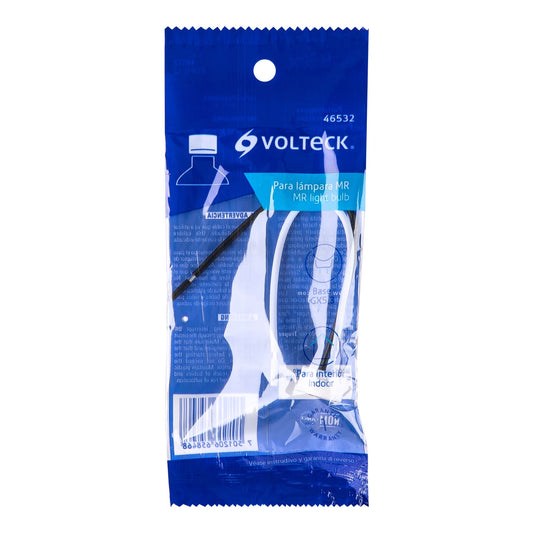 Portalámpara de porcelana para MR con base bipin