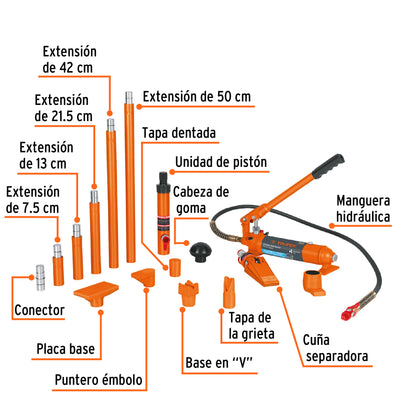 Porto power hidráulico 4 toneladas
