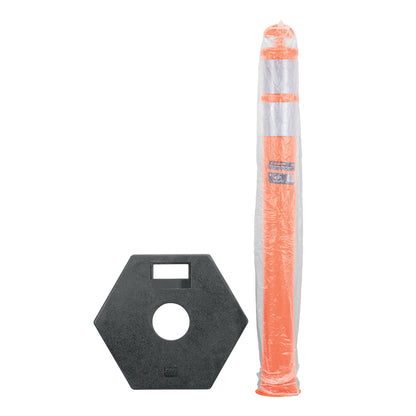 Poste delimitador de 115 cm de alto