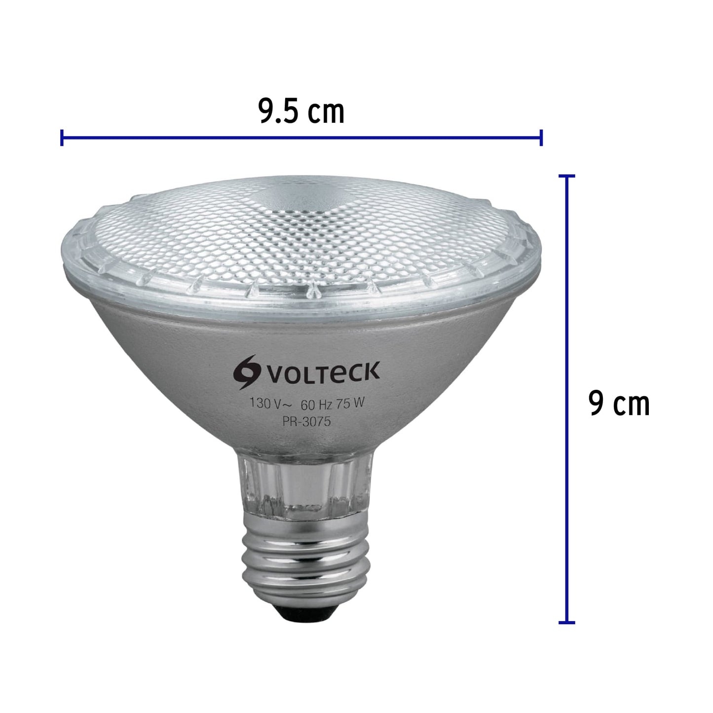 Lámpara halógena PAR30 de 75 W con luz cálida