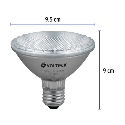 Lámpara halógena PAR30 de 75 W con luz cálida