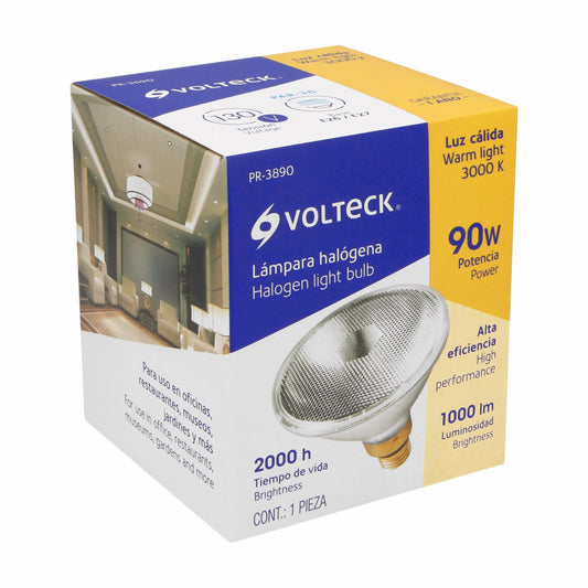Lámpara halógena PAR38 de 90 W con luz cálida