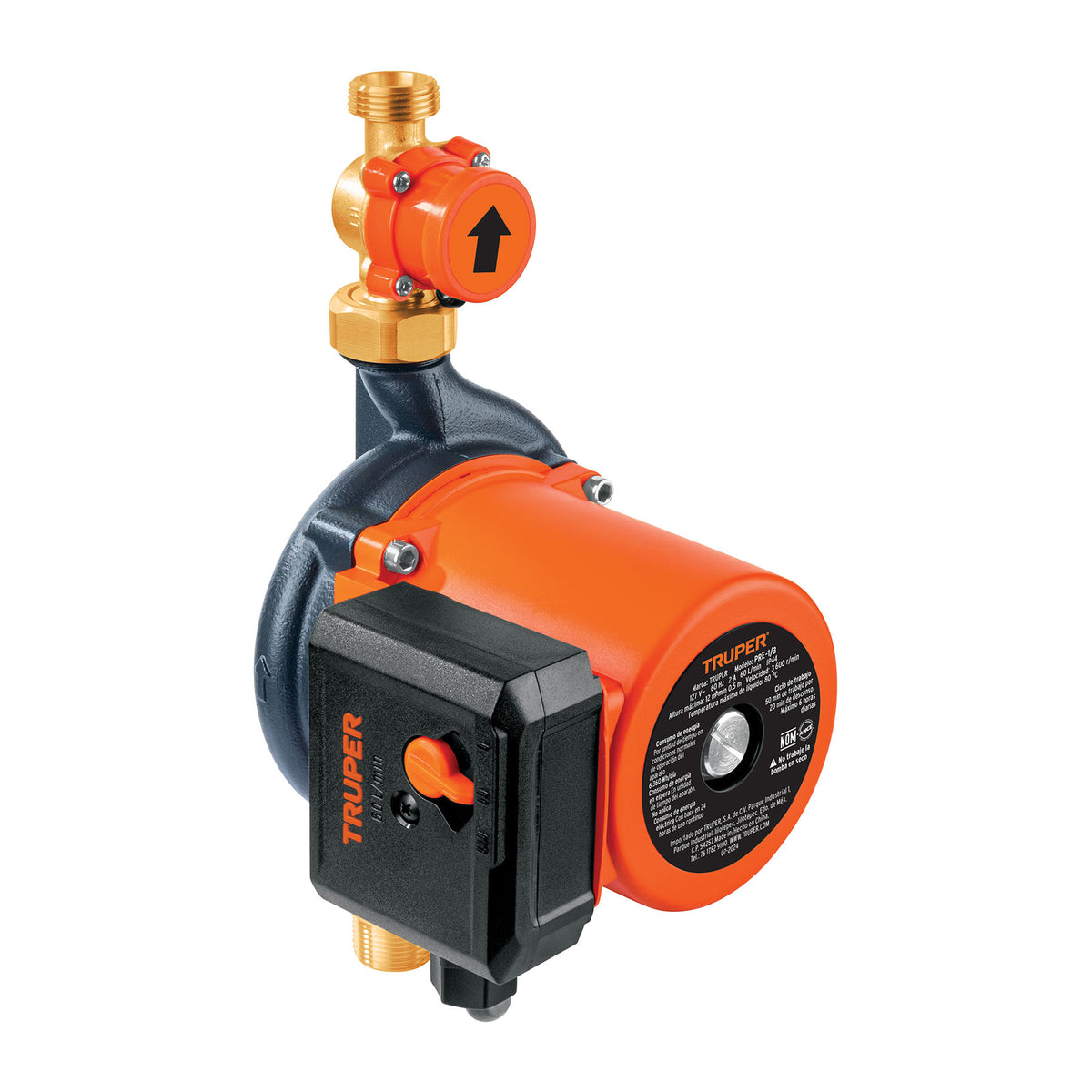 Bomba presurizadora 1/3 HP, con presión ajustable