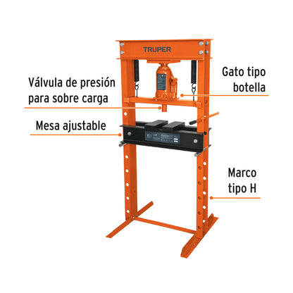 Prensa hidráulica H 30 ton gato