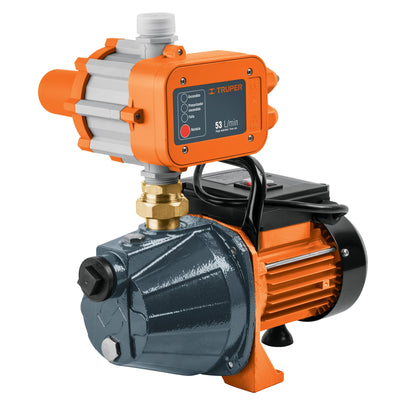 Bomba presurizadora jet de hierro de 1 HP con control