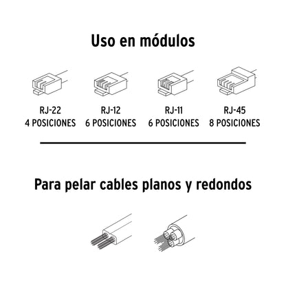 Pinza ponchadora, 3 módulos · vista 5
