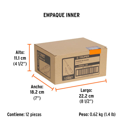 Probador de circuitos directa 14 cm caimán