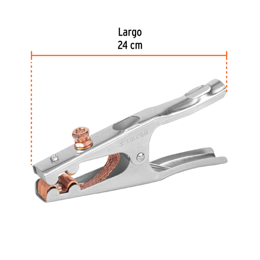 Pinza para tierra de 500 A