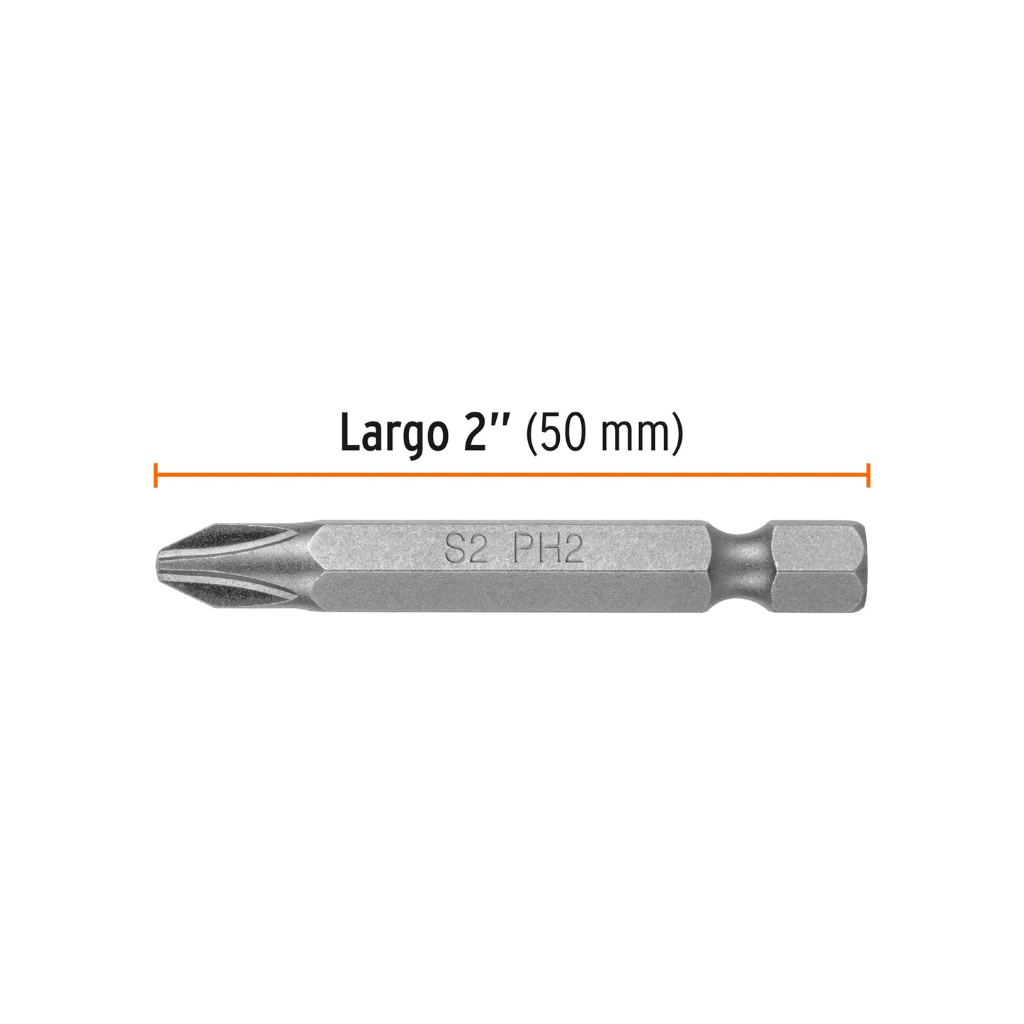 Puntas de Cruz PH2 de 2"  Estuche con 15 unidades