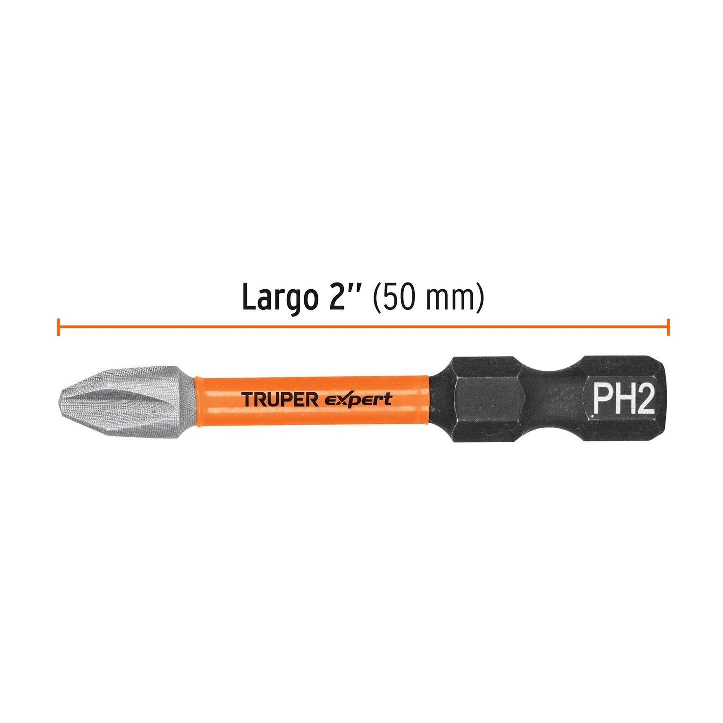 Puntas de Cruz PH2 de 2"  Estuche con 5 unidades
