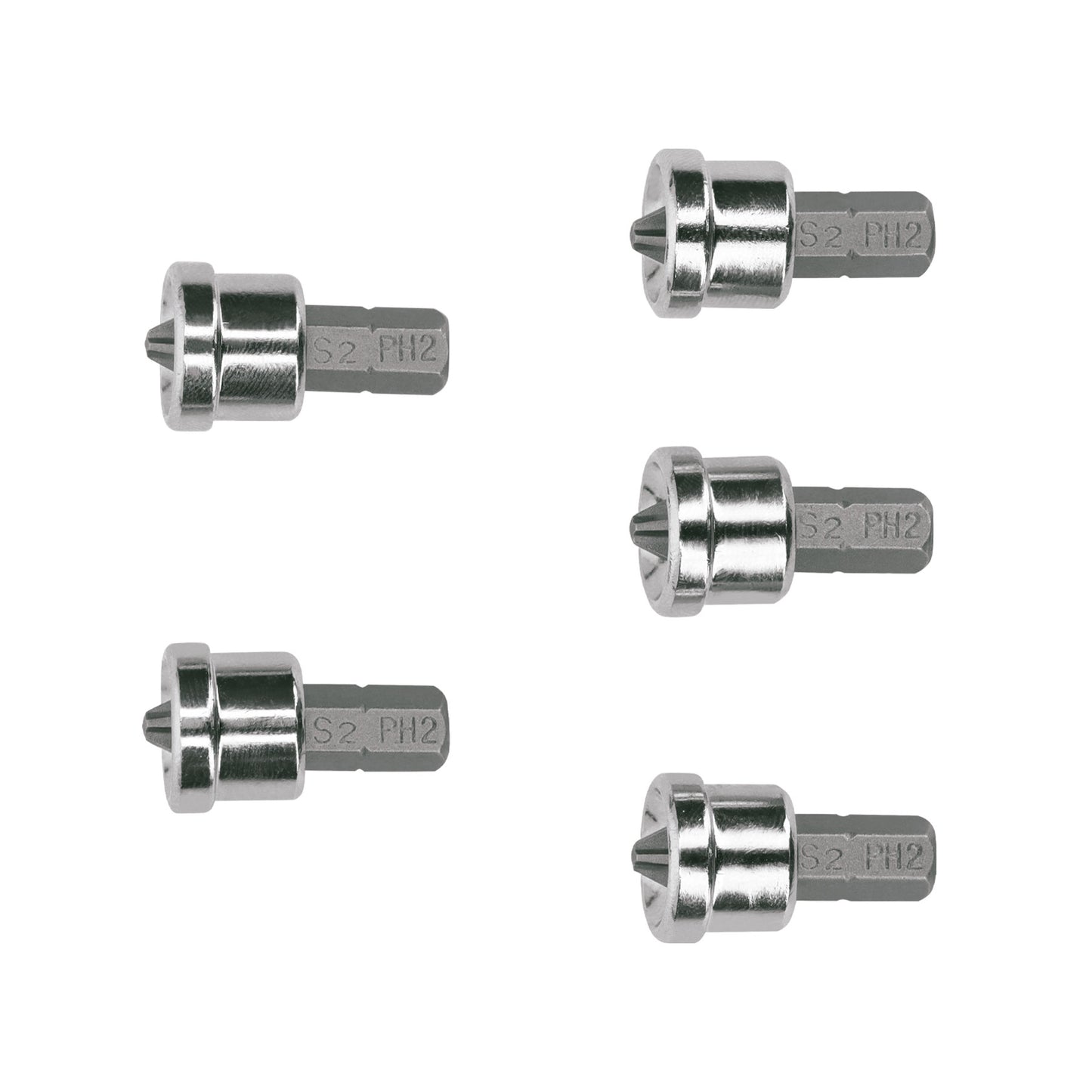 Puntas de Cruz PH2 para Pared – Estuche con 5 unidades